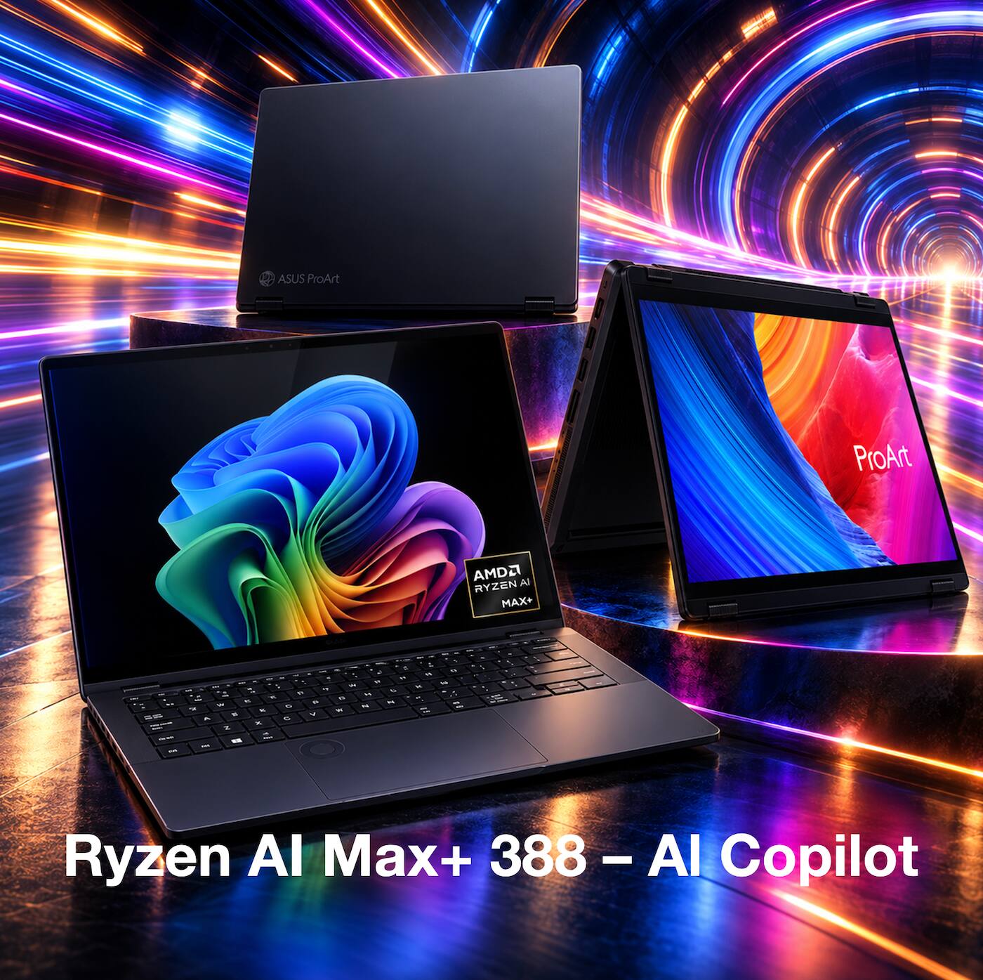 ASUS ProArt

AMD Ryzen AI Max+
Ryzen AI Max+ 388 - AI Copilot