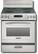 Front Standard. KitchenAid - Architect 30" Self-Cleaning Freestanding Electric Range - Stainless-Steel.