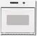 Front Standard. KitchenAid - 27" Self-Cleaning Single Electric Wall Oven - White.