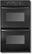 Front Standard. KitchenAid - 27" Built-in Double Convection Electric Wall Oven - Black.
