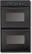 Front Standard. KitchenAid - 30" Built-in Double Electric Oven - Black.
