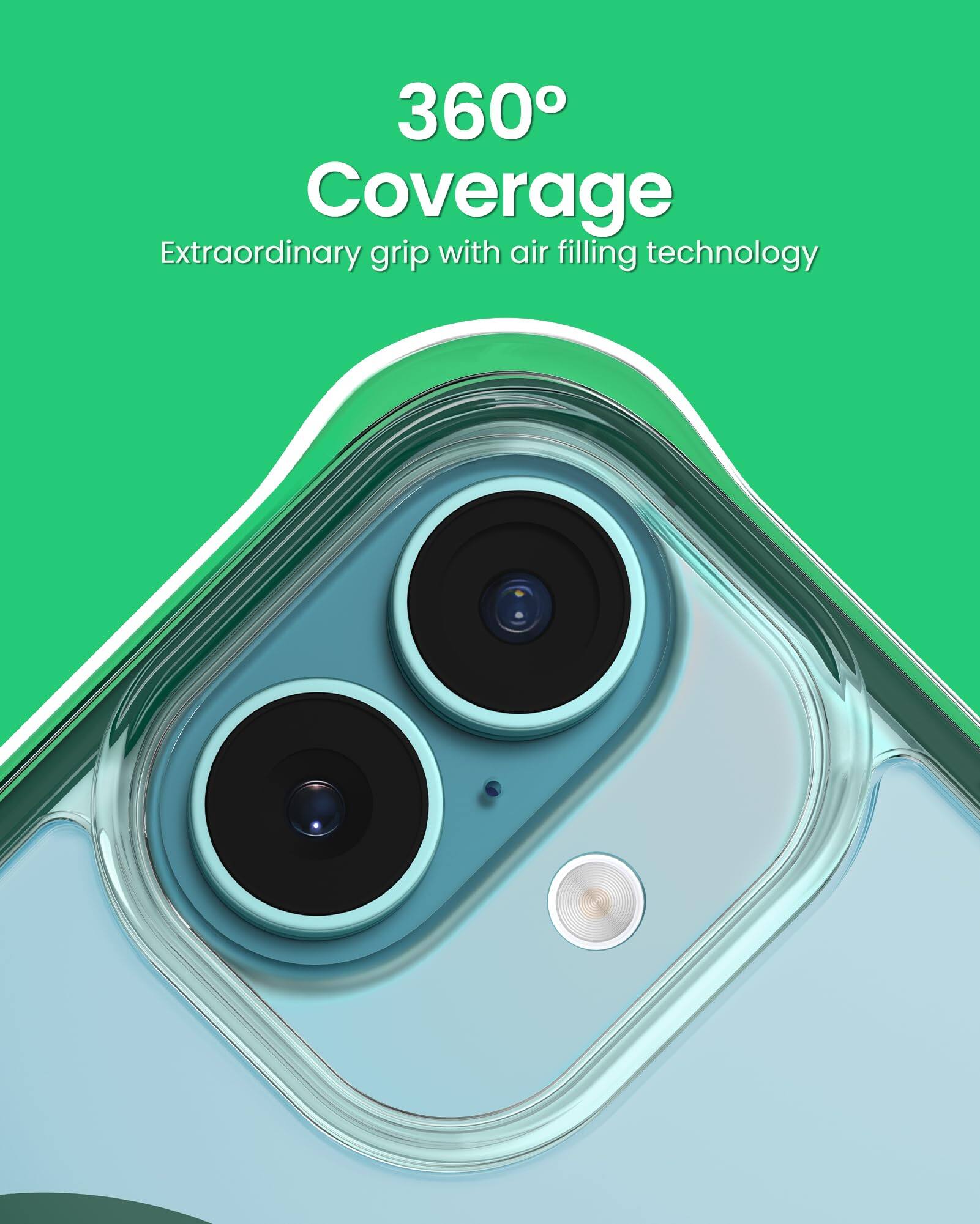 360° Coverage
Extraordinary grip with air filling technology