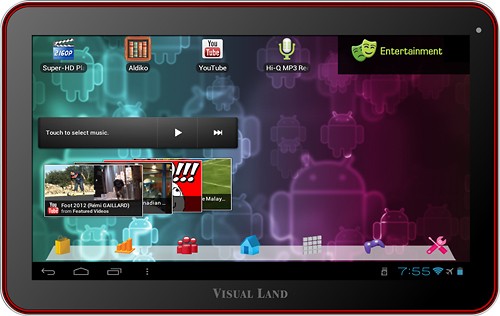  Visual Land - Prestige 10 10 inch Tablet with 16GB Memory - Red