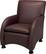 Angle Standard. Opulence Home - Lorenzo Leather Chair - Analine Coffee.