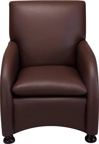 Front Standard. Opulence Home - Lorenzo Leather Chair - Analine Coffee.
