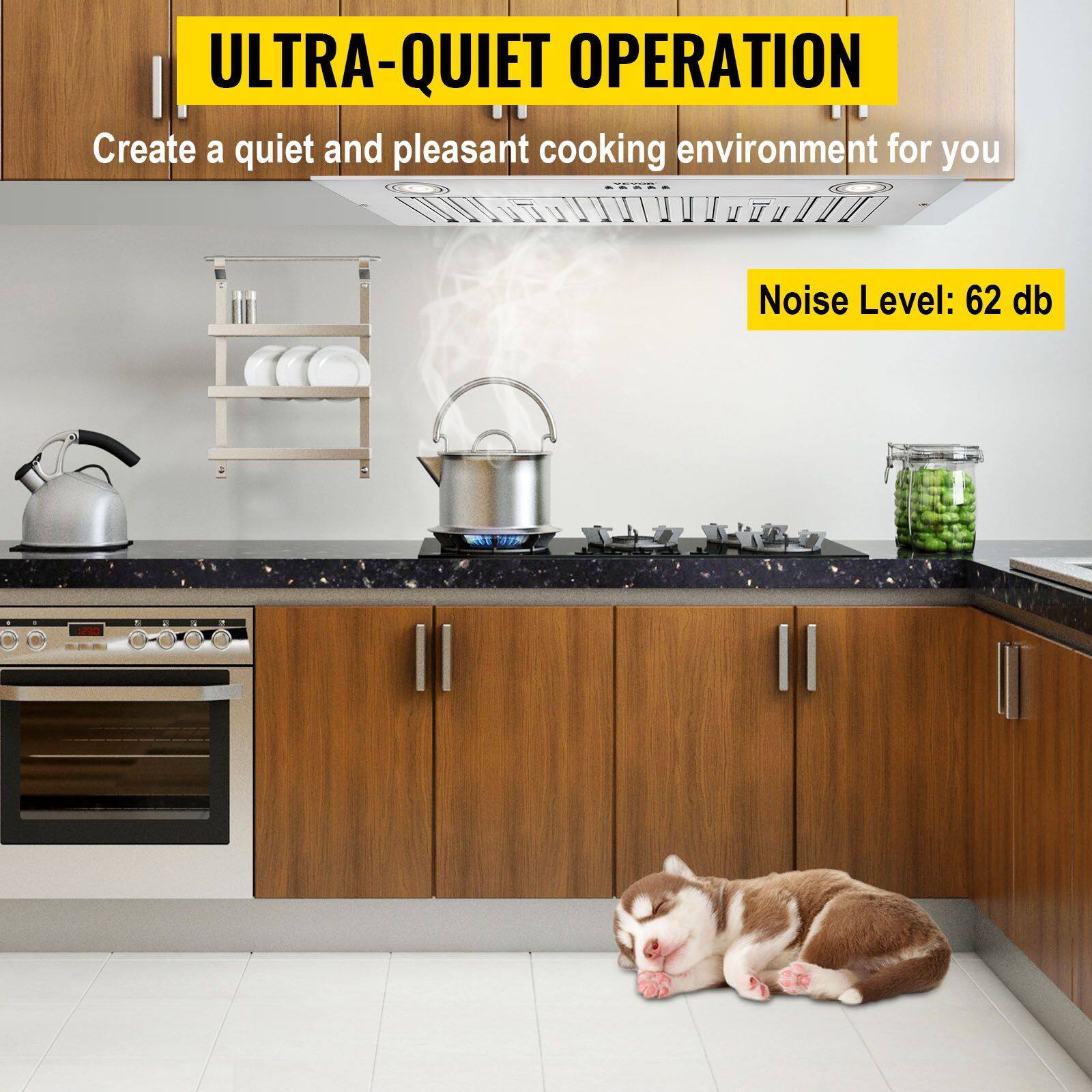ULTRA-QUIET OPERATION  
Create a quiet and pleasant cooking environment for you  
Noise Level: 62 db
