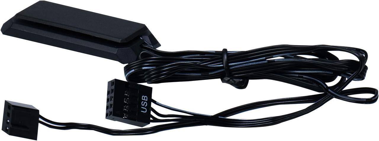 Left. Lian Li - UNI Fan SL LCD Wireless 120mm ARGB Fan Triple Pack 1.6" LCD (12SLLCD1W3B) - Black.