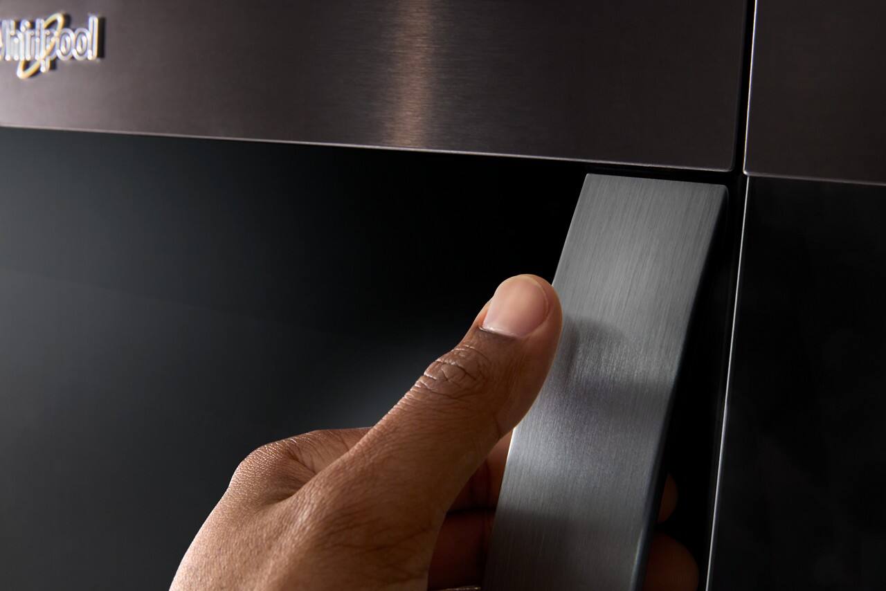 Alt View 13. Whirlpool - 1.9 Cu. Ft. Over-the-Range Microwave with Sensor Cooking - Black stainless steel.