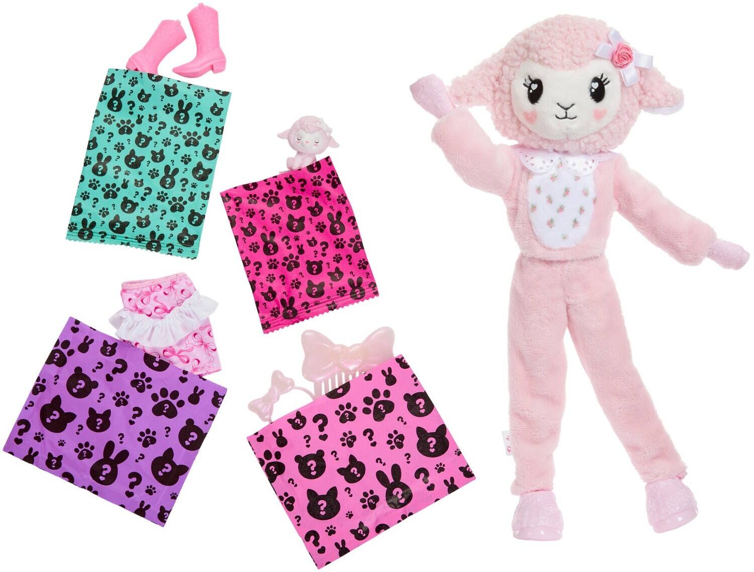 Alt View 1. Mattel - Barbie Cutie Reveal Cuddly Series Lamb Doll & Accessories   - COLLECTIBLES - Multicolor.
