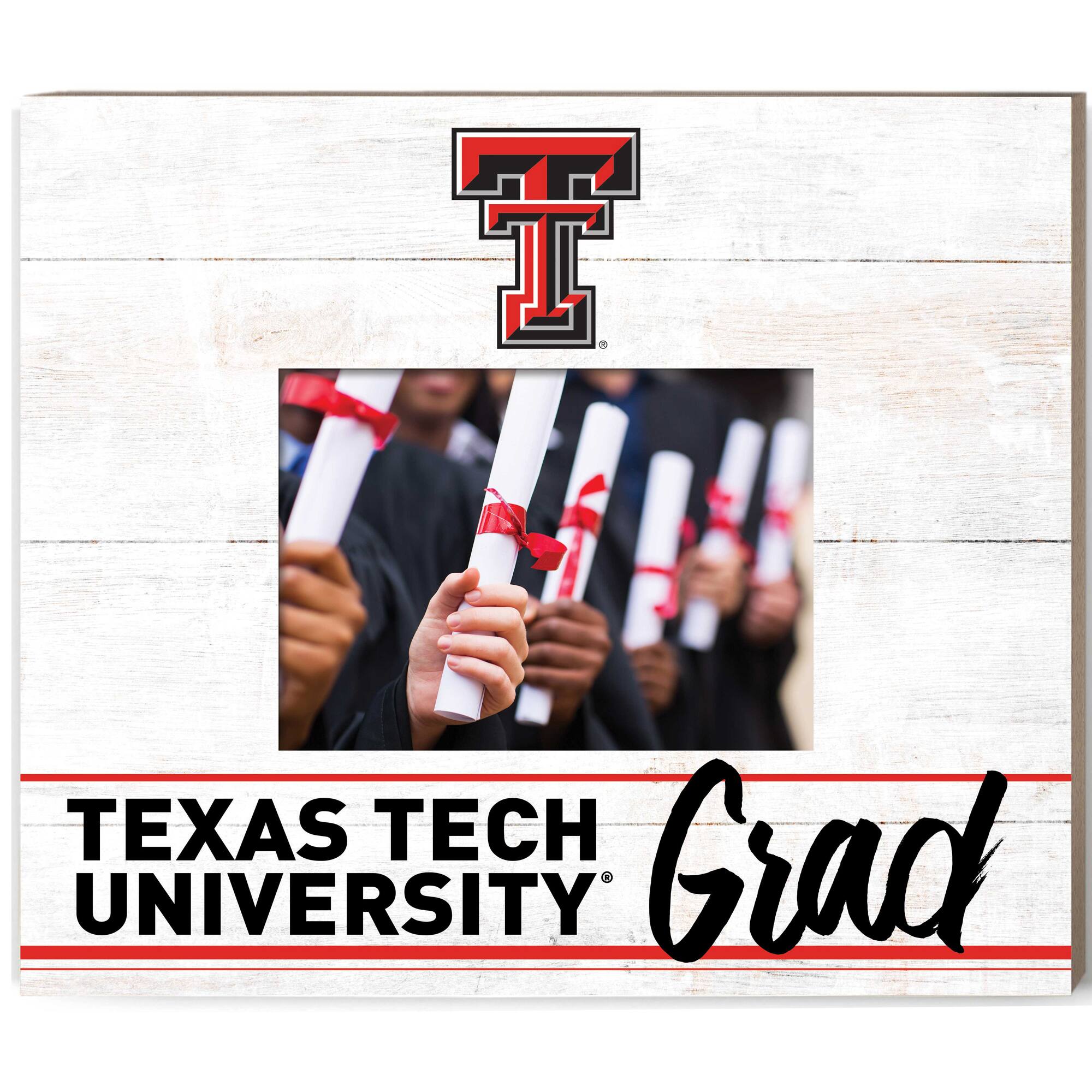 Jardine - Texas Tech Red Raiders 11'' x 13'' Grad Picture Frame - White