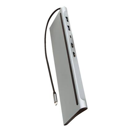 Front. Helix - 5-in-1 USB-C Docking Station, 4K HDMI Port, for Computers.