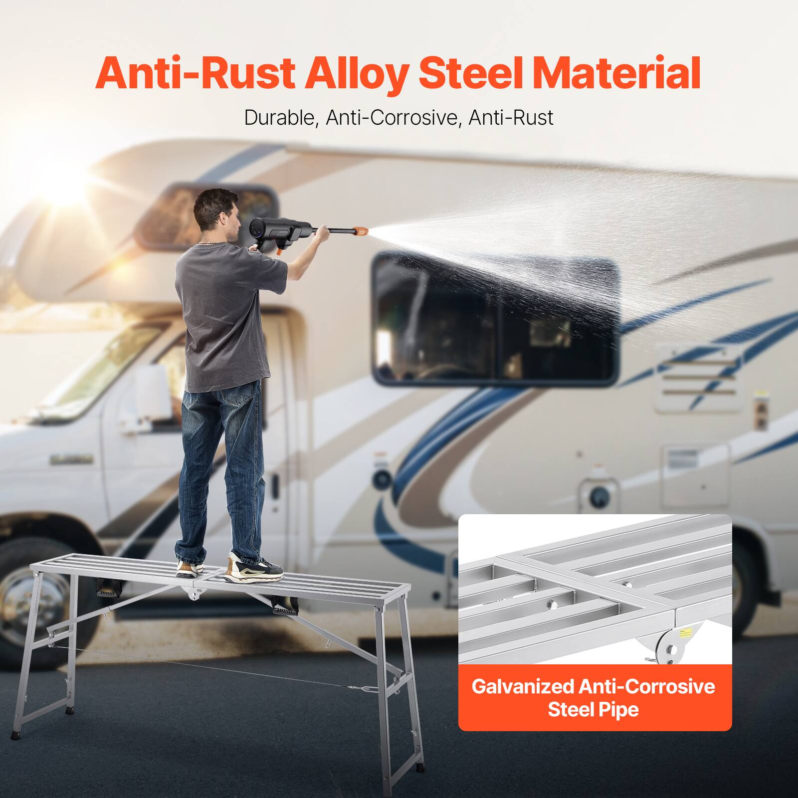 Anti-Rust Alloy Steel Material  
Durable, Anti-Corrosive, Anti-Rust  

Galvanized Anti-Corrosive Steel Pipe