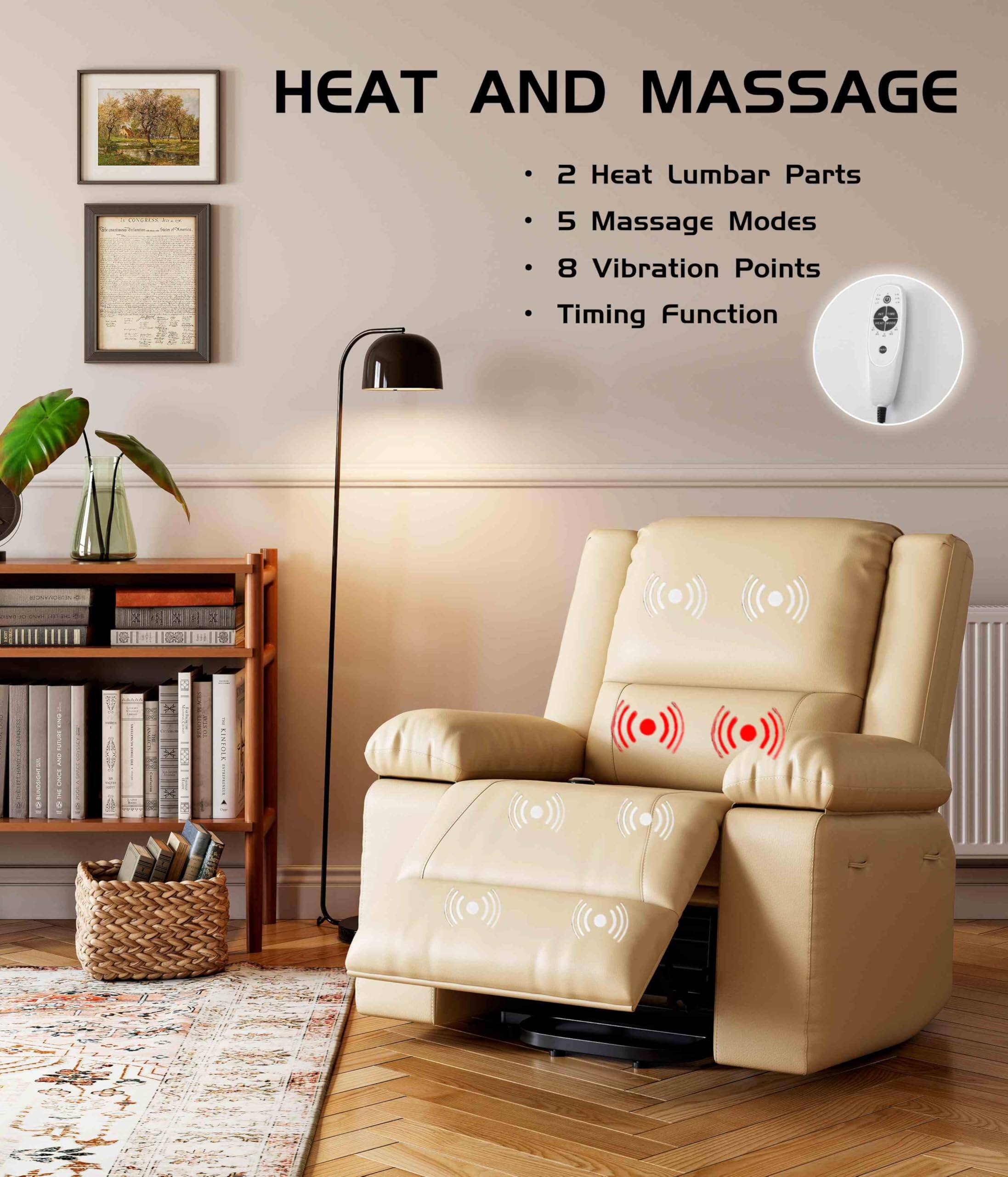 HEAT AND MASSAGE

- 2 Heat Lumbar Parts
- 5 Massage Modes
- 8 Vibration Points
- Timing Function