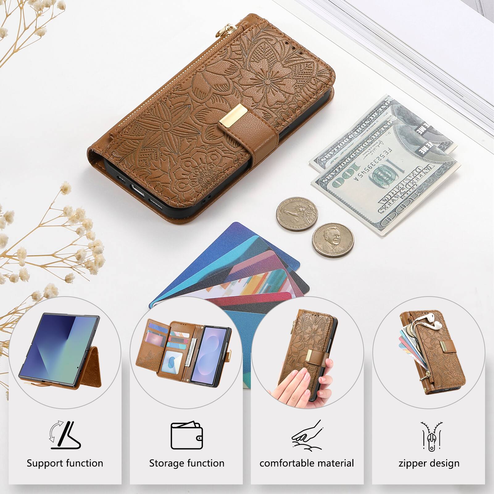 EHUNDE FRICH Wild UNDRED NEHUNDRED Dm EME E DOLLARS Orh WhEn E ME DOLLARS A FE52339545 YTES 00 INTEDSTAGES

Support function
Storage function
comfortable material
zipper design