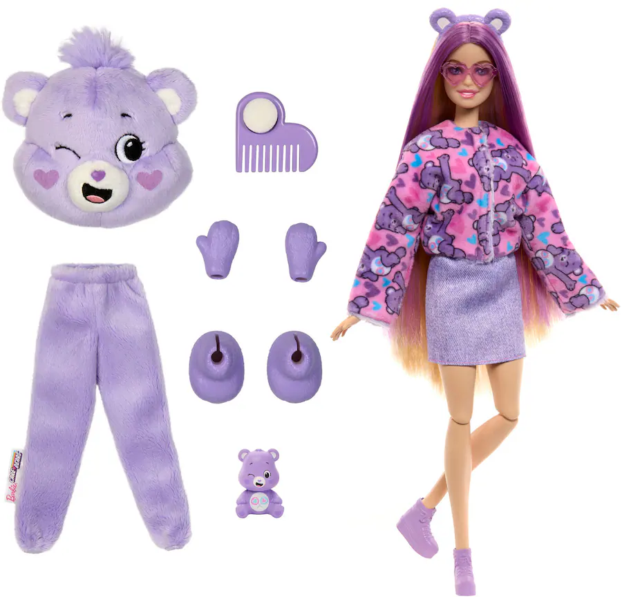 Barbie Cutie Reveal Care Bears doll Purple JCN94 Best Buy