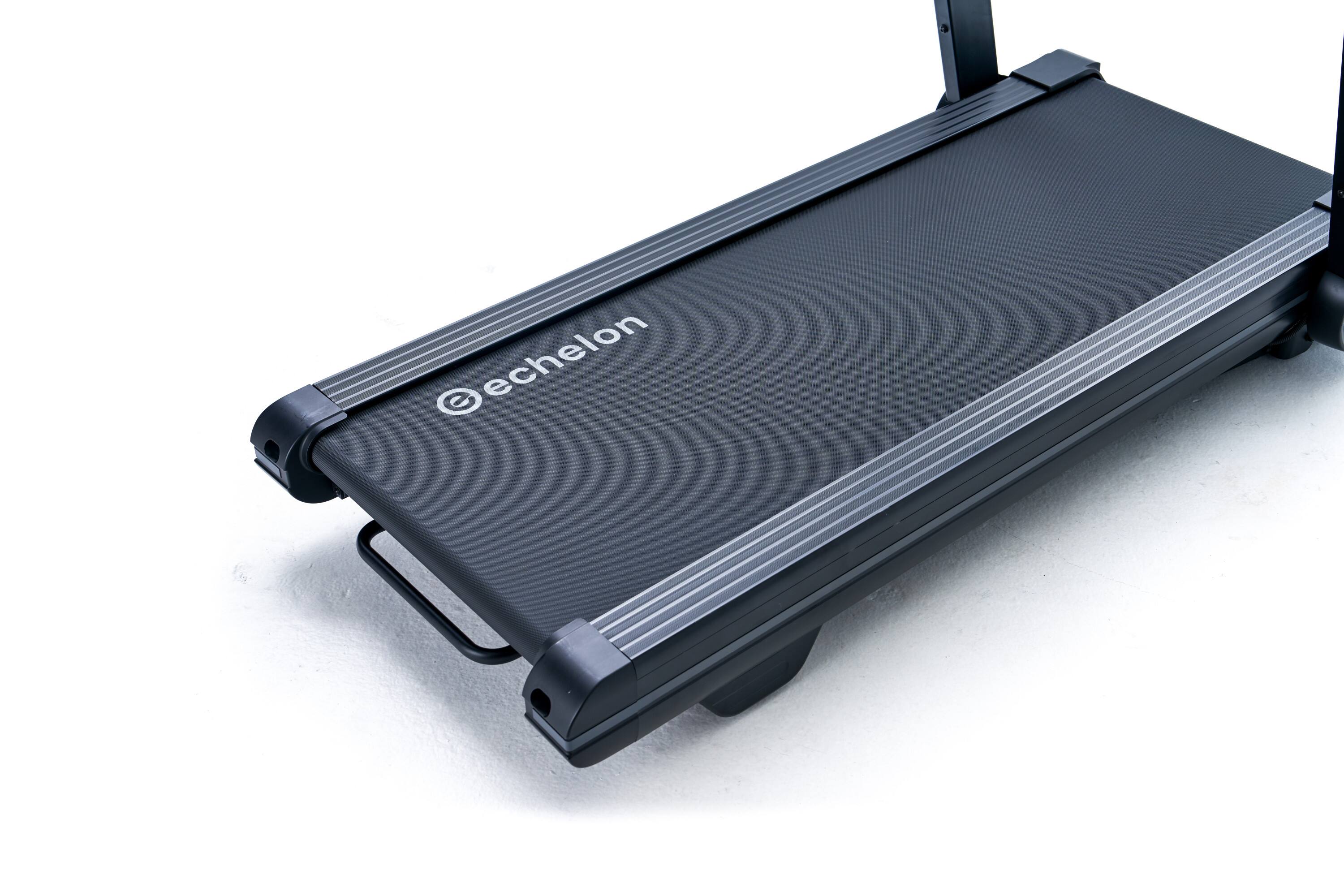 Alt View 2. Echelon - Stride-6s Auto-Fold Treadmill with 10” class HD Touchscreen & 12 Incline Levels| - Black.