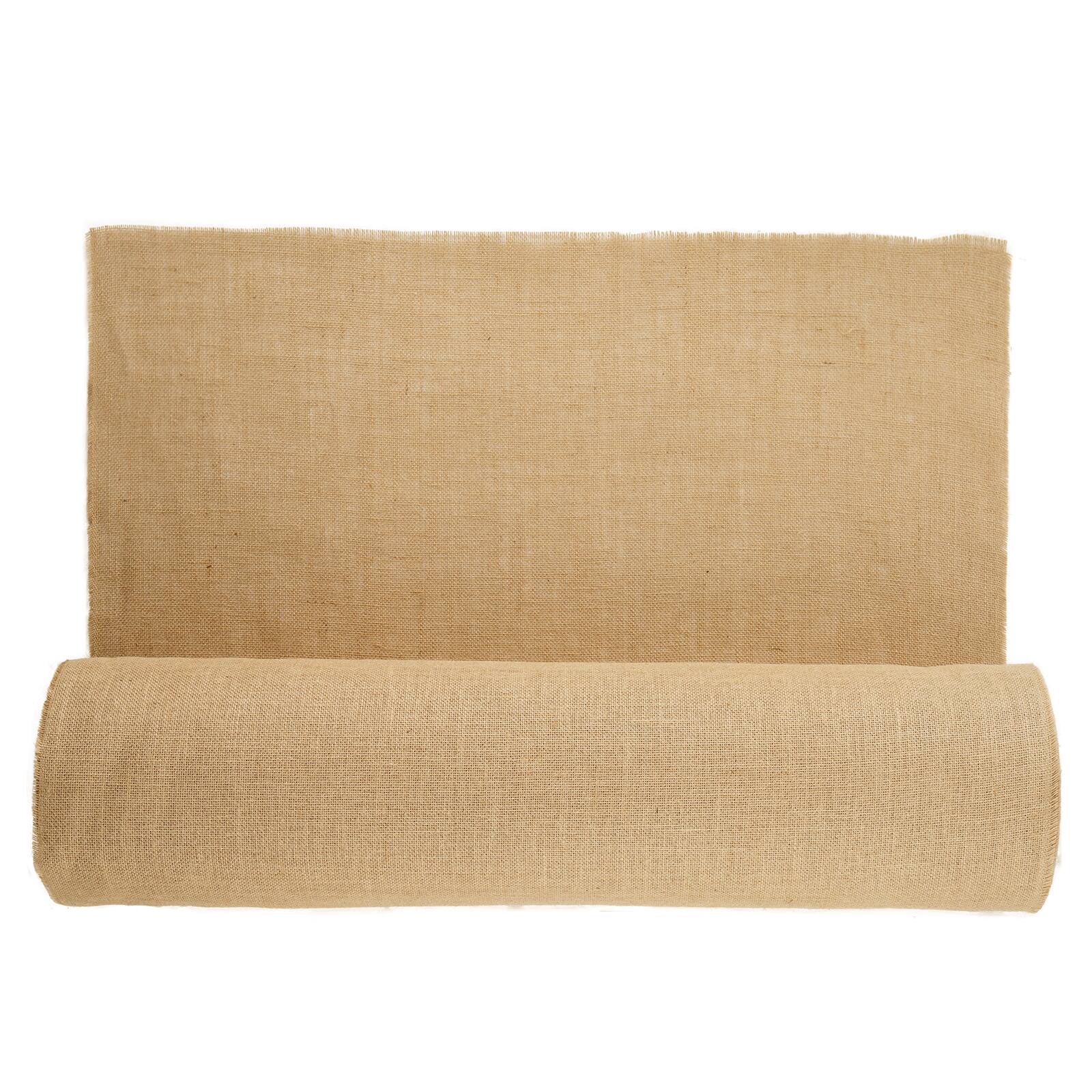 Alt View 5. VEVOR - Burlap Fabric Roll, 36”x 150 ft&45 x 45 High Density Wide Natural Burlap Fabric Rolls, Jute Fabric Burlap Tree Wrap Roll - Natural Color.