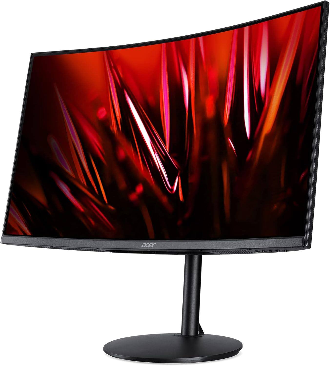 Left. Acer - Nitro EI322QK 31.5" LCD Monitor 60Hz 3840x2160 4ms Response Time VA Panel 320 Nit - Black.
