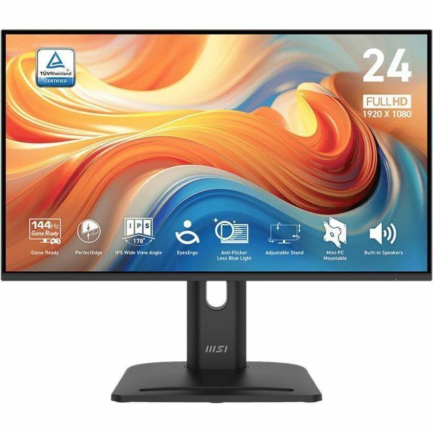 TVRheinland CERTIFIED  
24 FULLHD 1920 X 1080  
144Hz Game Ready  
IPS 178° Wide View Angle  
EyesErgo  
Anti-Flicker Less Blue Light  
Adjustable Stand  
Mini-PC Mountable  
Built-in Speakers  
PerfectEdge