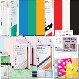 Cricut - Deluxe Sampler Materials Bundle for Joy Xtra Cutting Machines