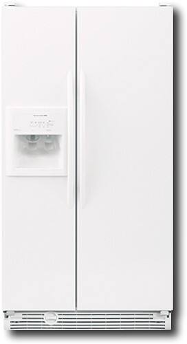 kitchenaid refrigerator white side by side