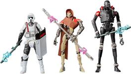 Hasbro - Star Wars Jedi Survivor 3.75 Inch Action Figure 3 Pack - Black