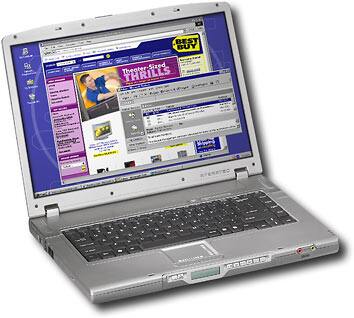 Angle Standard. Averatec - 2400+ Notebook/ Portable DVD Player.