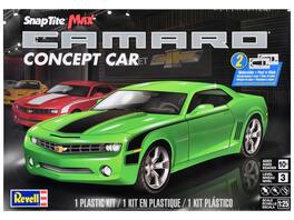Level 3 Snap Tite Max Model Kit Chevrolet Camaro Concept Car 1/25 Scale Model by Revell - Green