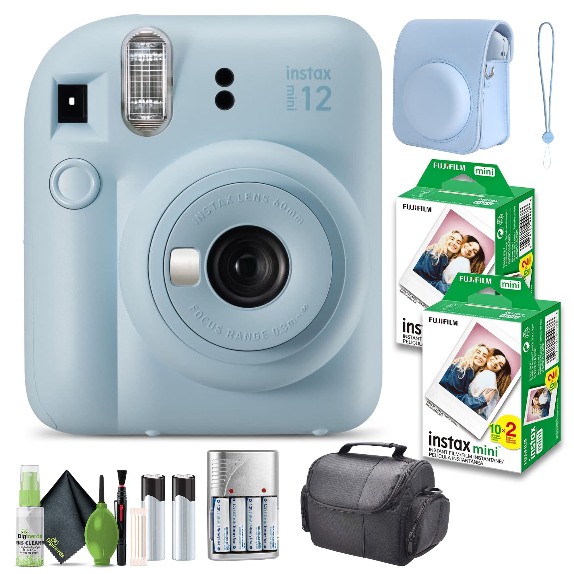Fujifilm - INSTAX MINI 12 Instant Film Camera with Instant Film - Pastel Blue price history on PriceWatchPro