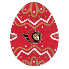Fan Creations - Ottawa Senators 12" Easter Egg Cutout Sign - Multicolor
