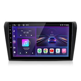 Junsun - 9" 8Core Android 15 carplay 6+128GB For Mazda 3 2003-2009 Car Stereo Radio GPS Navi Bluetooth FM WIFI RDS DSP SWC - Black