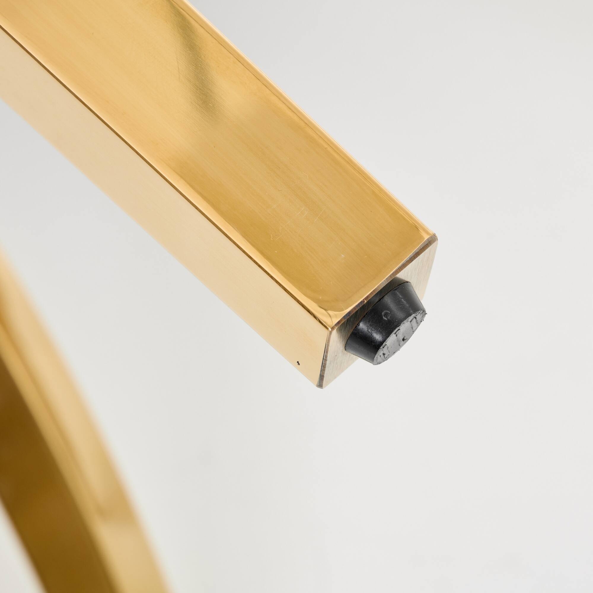 Alt View 5. GOODSILO - Modern Upholstered Dining Chairs Set of 2 with Curved Backrest and Stainless Steel Legs - Black.