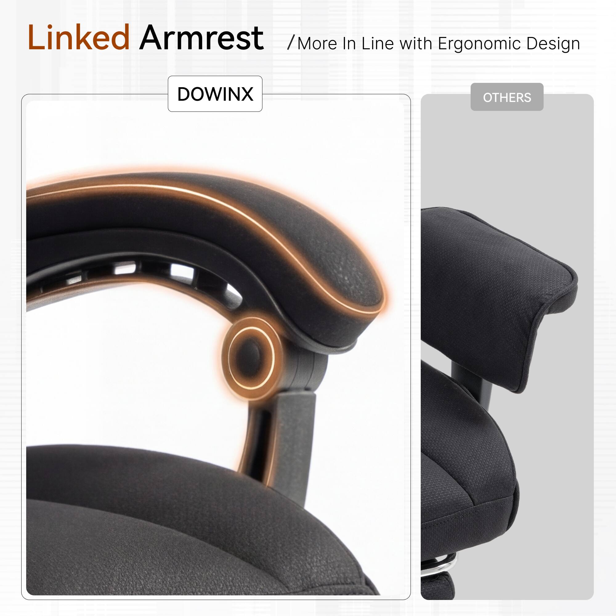 Linked Armrest / More In Line with Ergonomic Design

DOWINX

OTHERS
