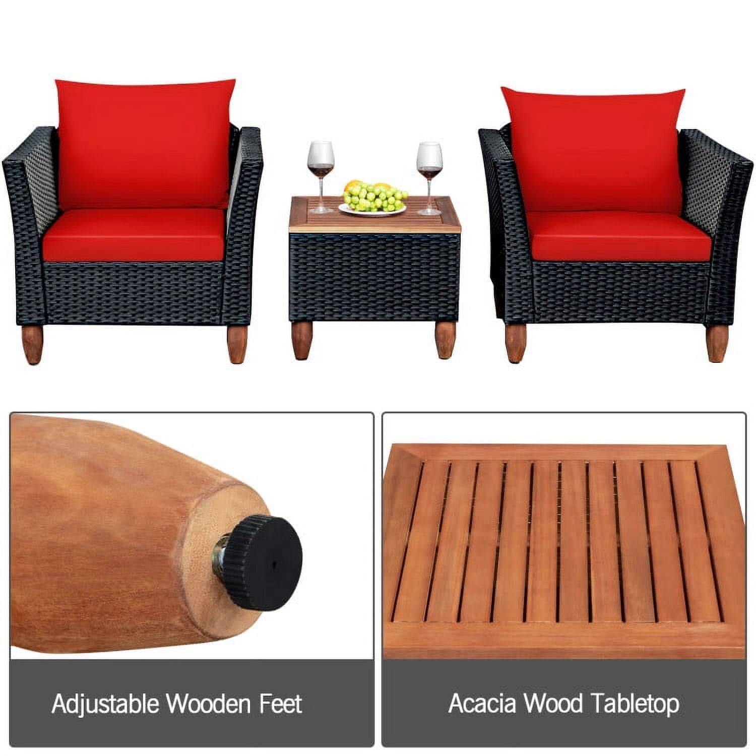 Adjustable Wooden Feet  
Acacia Wood Tabletop