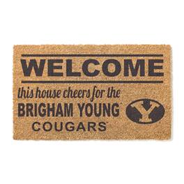 Jardine - BYU Cougars 18" x 30" Welcome Doormat - Brown
