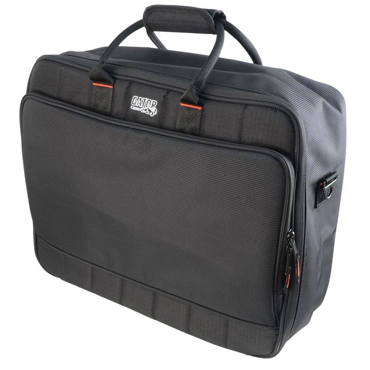 Front. Gator Cases - Gator Cases Updated Padded Nylon Mixer/Equipment Bag, 18.5x15x6.5" Interior Size.