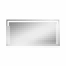 Boyel Living - 36 in W x 72 in L Rectangular Frameless Wall Bathroom Vanity Mirror with Front and Backlit and Anti Fog