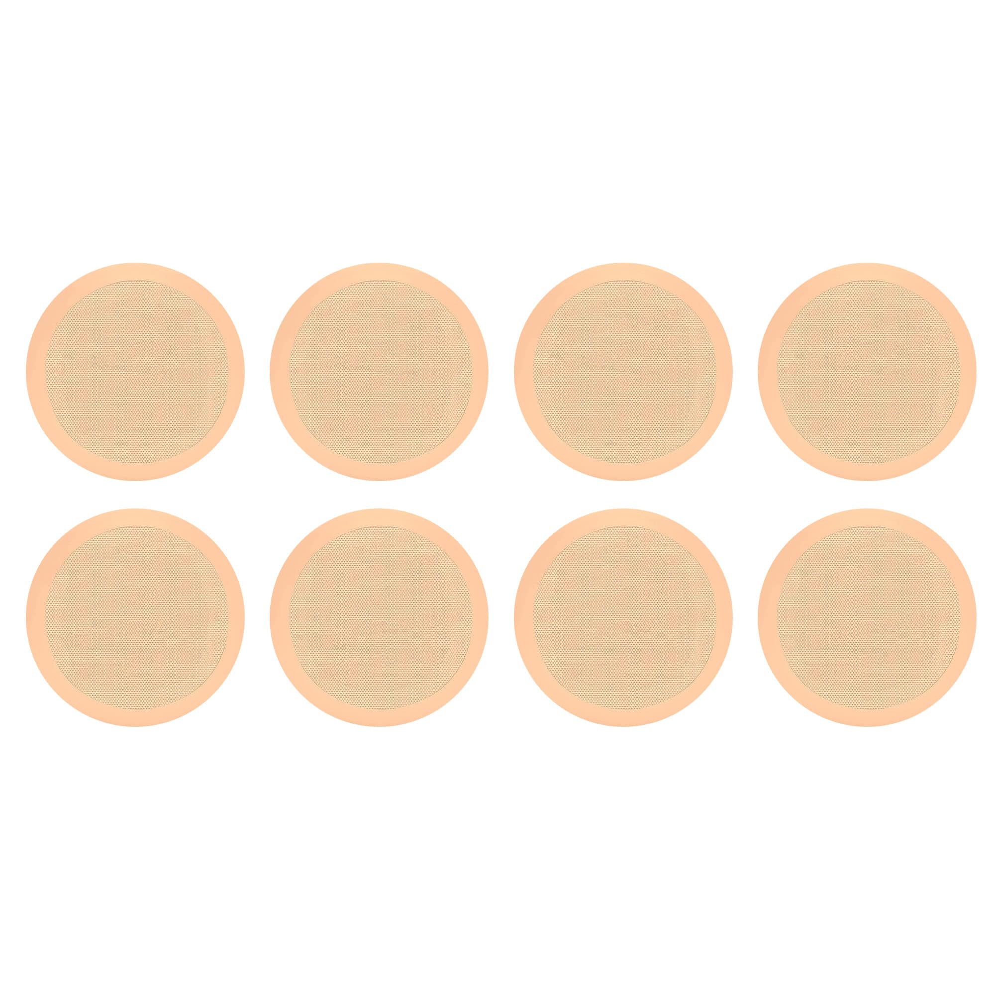 Pyle - PDIC Series 200W 6.5" Round Flush Mount In Wall/In Ceiling Speakers, 4 Pair