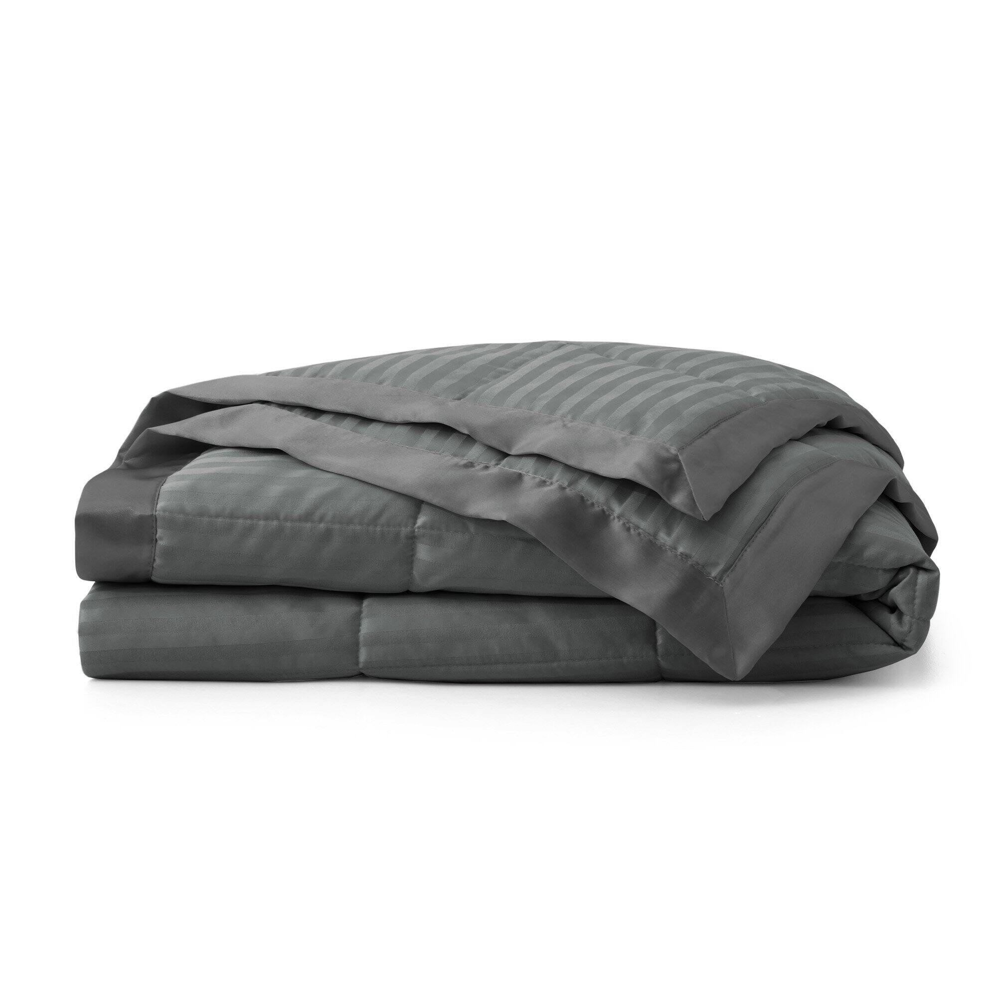 Back. Nest - Peace Nest Hotel Quality Luxury All Season Jacquard Soft Bed Blanket with Satin Trim Cozy and Warm - Black.