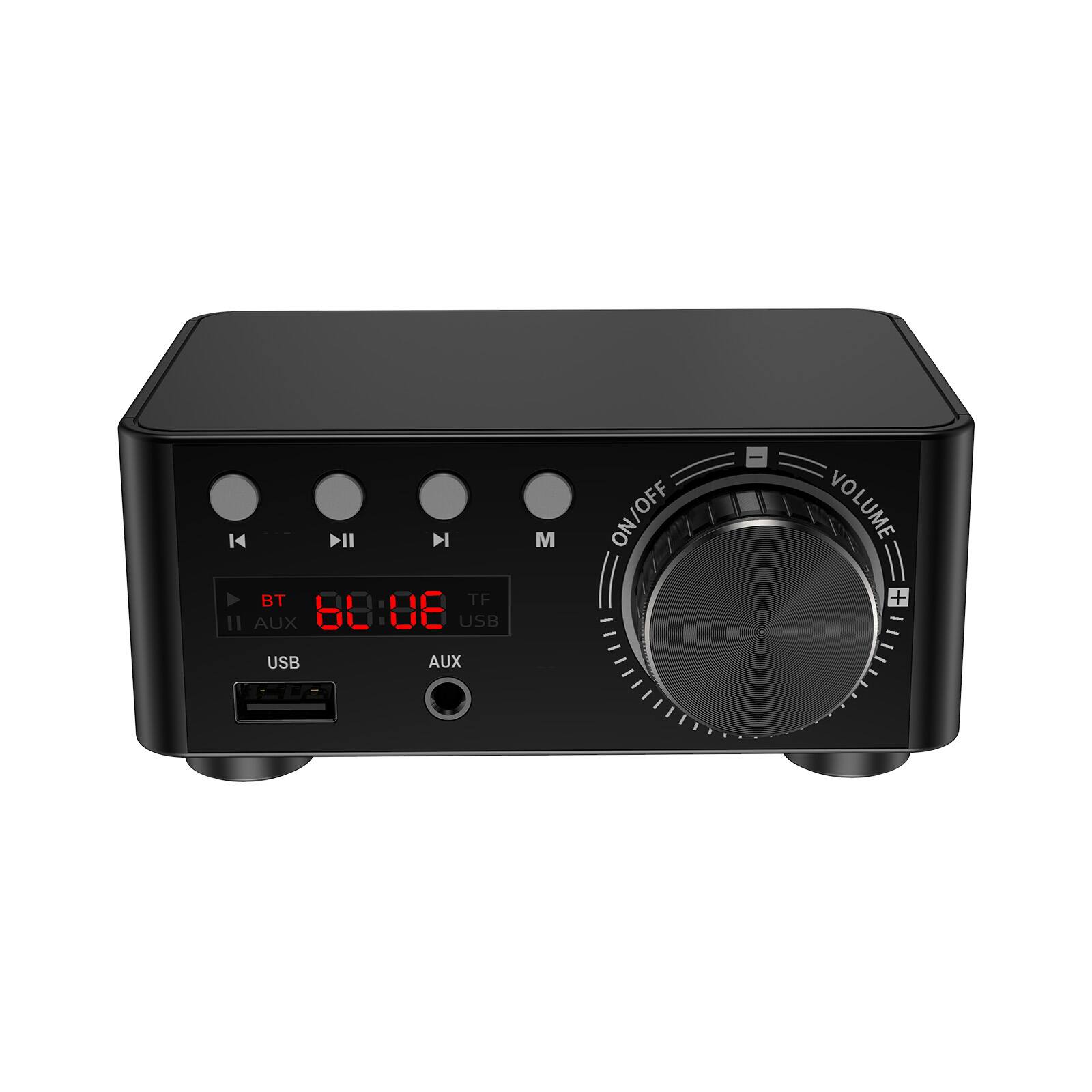 K4 > II N BT TF AUX 80 00 USB USB AUX M ON/OFF VOLUME

BT 60:06 TF
II AUX USB
USB AUX