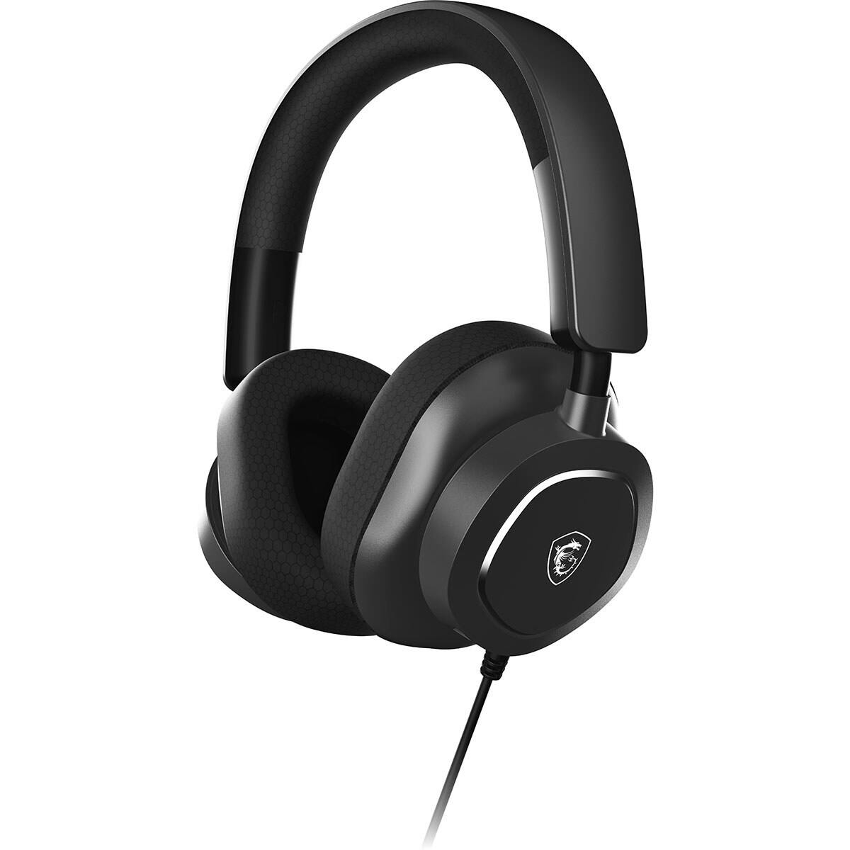 Alt View 4. MSI - MSI MAESTRO 300 Wired Closed-Back Over-Ear Gaming Headset - Red.