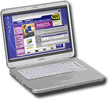 Angle Standard. Compaq - Presario Notebook with AMD Athlon™ 64.