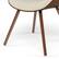 Alt View 12. Simpli Home - Malden Mid Century Modern Bentwood Dining Chair with Wood Back in Cream Faux Leather - Cream.