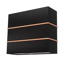 Akicon - 36 inches - Externally Vented - Wall Range Hood - Black with Copper