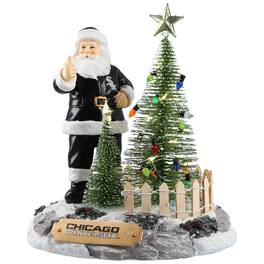 The Memory Company - Chicago White Sox Santa Figurine with LED Tree - Multicolor