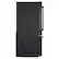 Angle. Bosch - 500 Series 26 Cu. Ft. French Door Bottom Freezer Smart Refrigerator with External Water and Ice - Black Stainless Steel.
