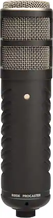 Front. RØDE - Procaster Dynamic Microphone - Black.