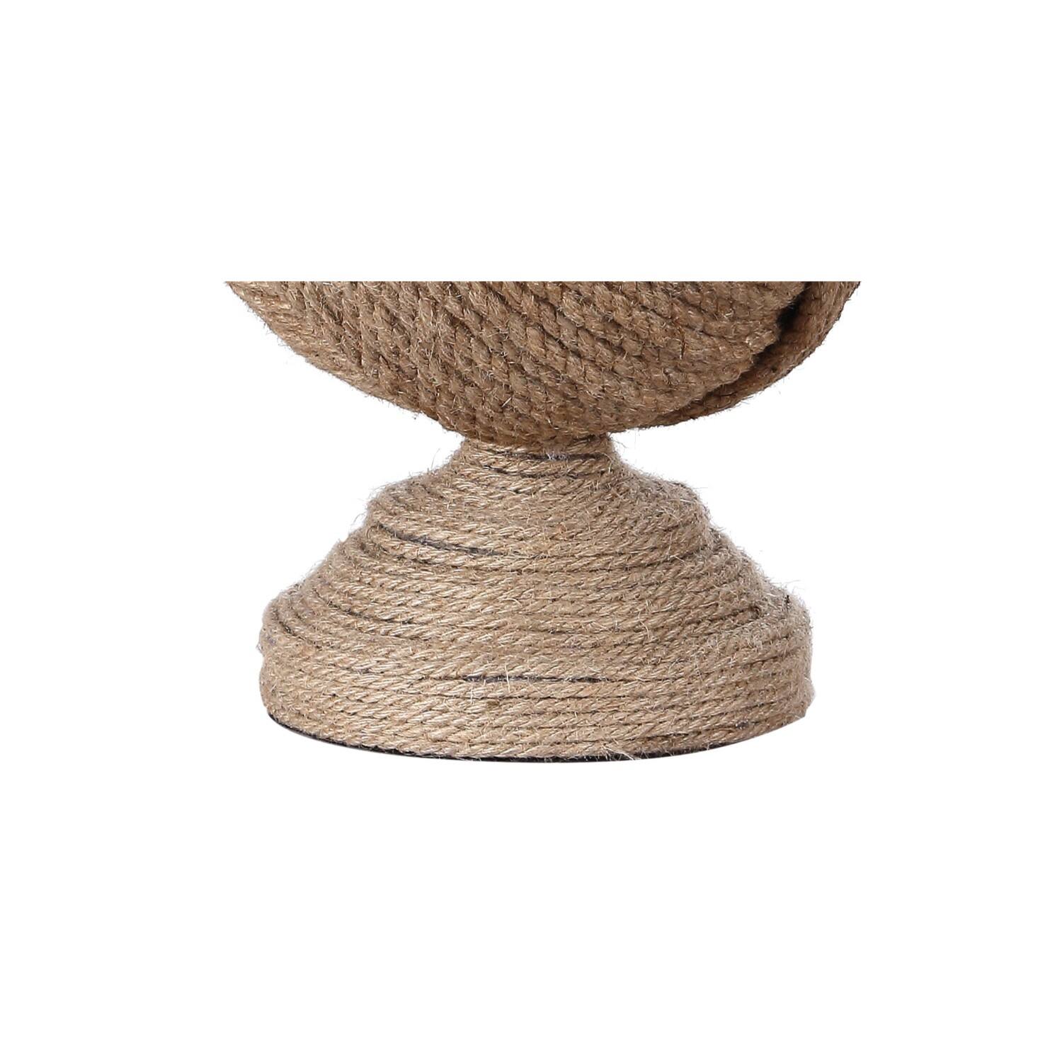 Alt View 7. Jonathan Y - Monkey's Fist 24" Knotted Rope LED Table Lamp, Brown - Brown.