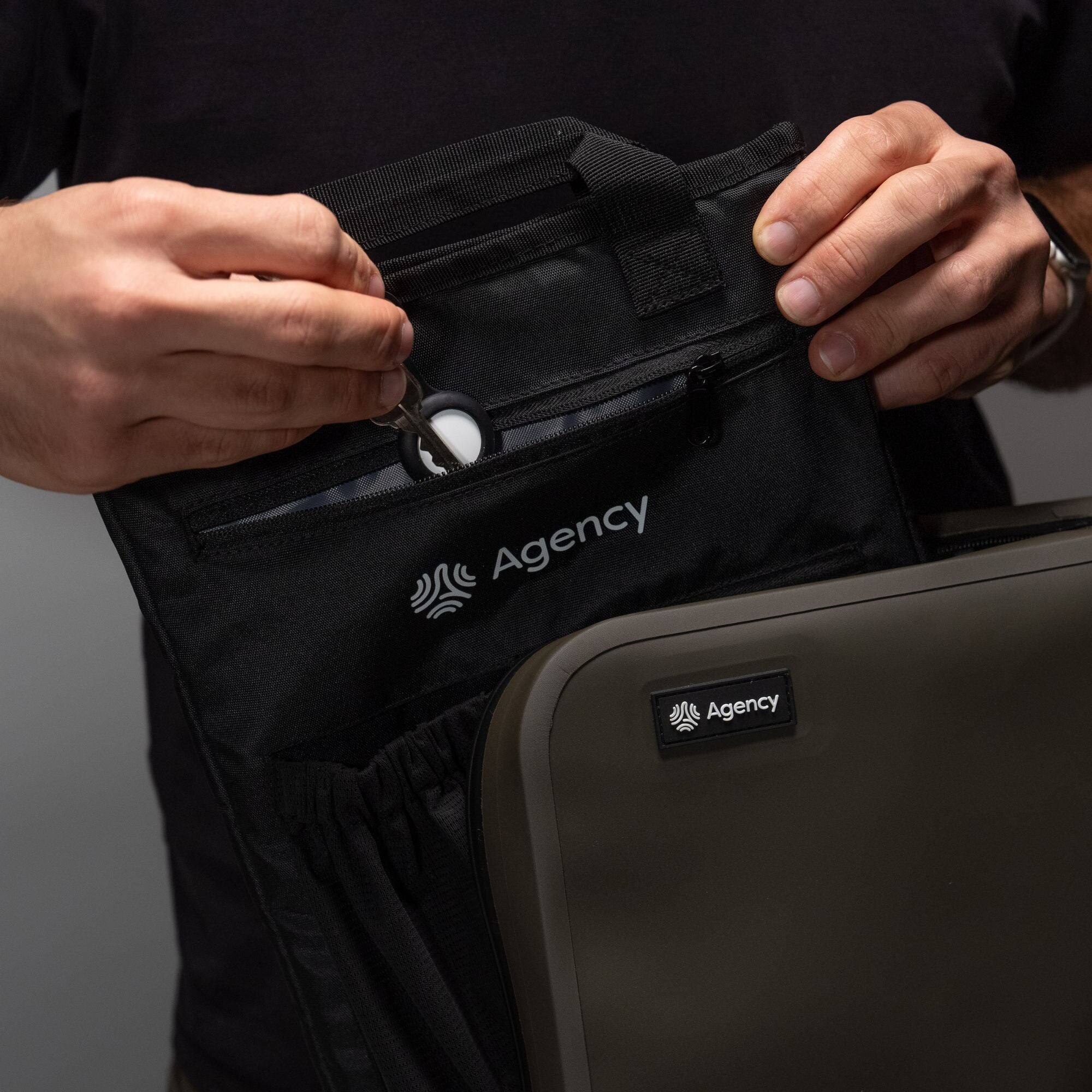 The text on the image is "Agency" and "Agency".