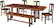 Angle Standard. Walker Edison - Huntsman 6-Piece Dining Furniture Set.
